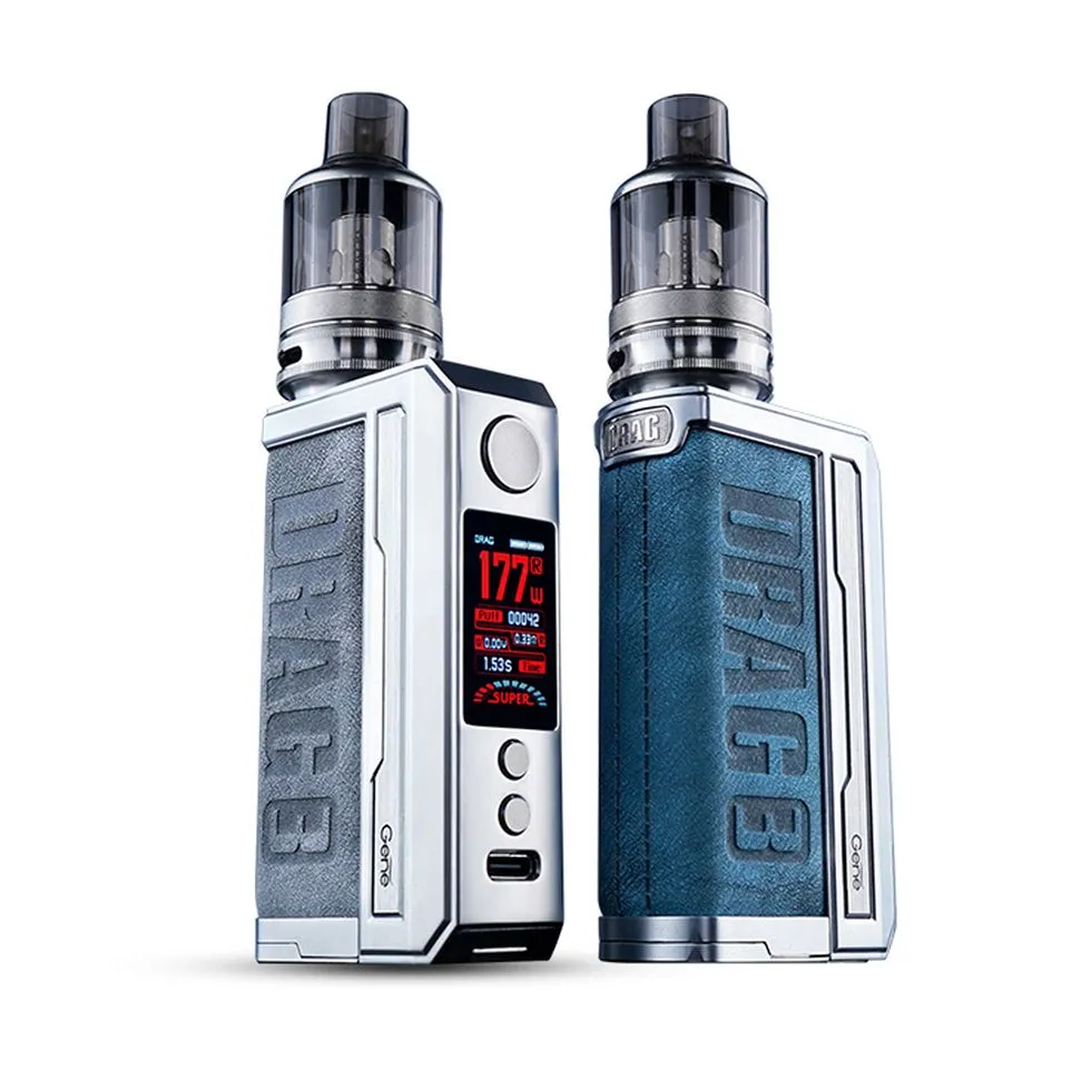 Voopoo - Drag 3 with TPP Tank Kit (Prussian Blue) Фото-1