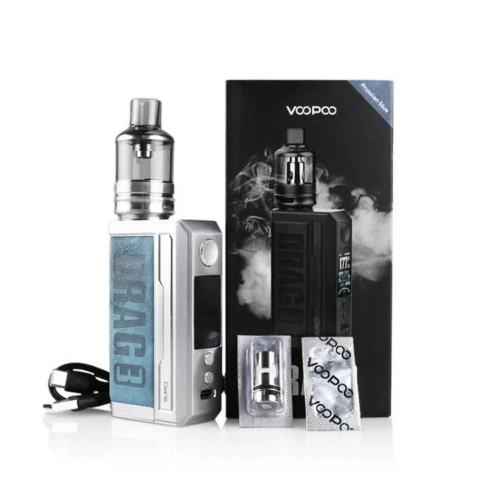 Voopoo - Drag 3 with TPP Tank Kit (Prussian Blue) Фото-6