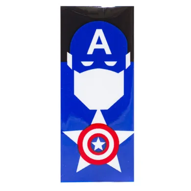 Термоусадка для акумуляторів 18650 - Captain America (1 шт) - фото 1