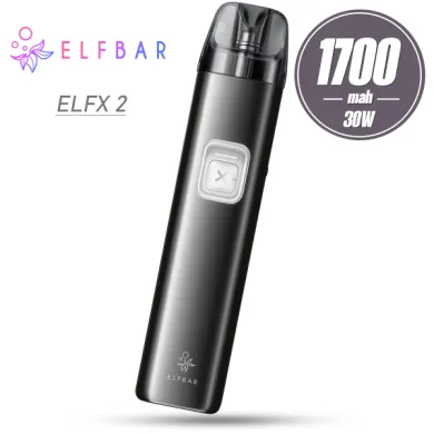 Pod система Elf Bar - ELFX 2 Refillable Pod Kit 1700mah (Matte Black) - фото 1