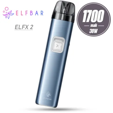 Pod система Elf Bar - ELFX 2 Refillable Pod Kit 1700mah (Ocean Blue) - фото 1