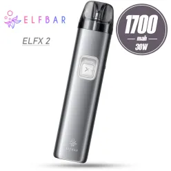 Pod система Elf Bar - ELFX 2 Refillable Pod Kit 1700mah (Space Grey)
