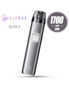 Pod система Elf Bar - ELFX 2 Refillable Pod Kit 1700mah (Space Grey)