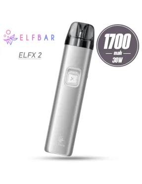 Pod система Elf Bar - ELFX 2 Refillable Pod Kit 1700mah (Titanum Silver)