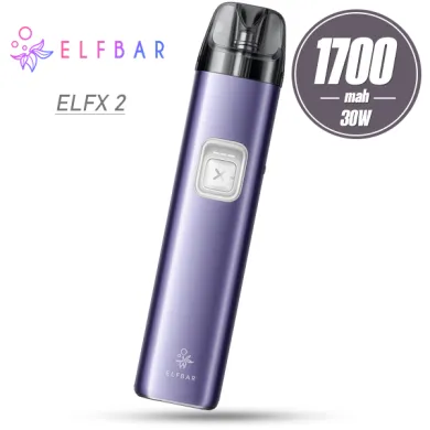 Pod система Elf Bar - ELFX 2 Refillable Pod Kit 1700mah (Velvet Purple) - фото 1