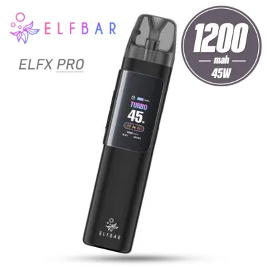 Pod система Elf Bar - ELFX Pro 1200mah (Black) - фото 1