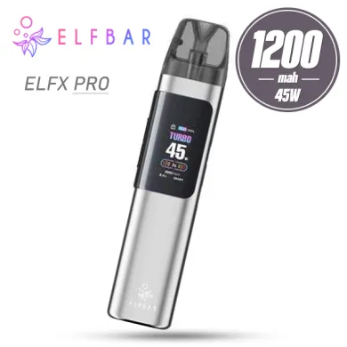 Под система Elf Bar - ELFX Pro 1200mah (Silver) - фото 1