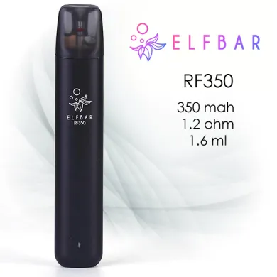 Pod система Elf Bar - RF350 Pod Starter Kit 350mah (Black) - фото 1