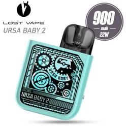 Под система Lost Vape - Ursa Baby 2 Pod Kit 900mah (Pop Blue Time Gear)