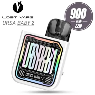 Pod система Lost Vape - Ursa Baby 2 Pod Kit 900mah (Tech White Fancy Maze) - фото 1