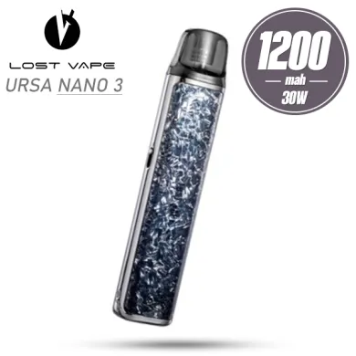Под система Lost Vape - Ursa Nano 3 Pod Kit 1200mah (Glacial Silver) - фото 1