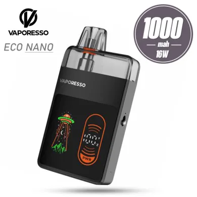 Pod система Vaporesso - ECO NANO Pro Pod Kit 1000mah (Black) - фото 1
