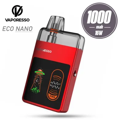 Pod система Vaporesso - ECO NANO Pro Pod Kit 1000mah (Coral Red) - фото 1