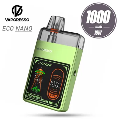 Pod система Vaporesso - ECO NANO Pro Pod Kit 1000mah (Emerald Green) - фото 1