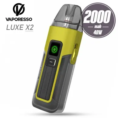 Под система Vaporesso - LUXE X2 Pod Kit 2000mah (Wasp Yellow) - фото 1
