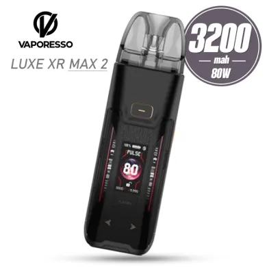 Pod система Vaporesso - LUXE XR MAX 2 Pod Kit 3200mah (Dark Black Leather) - фото 1