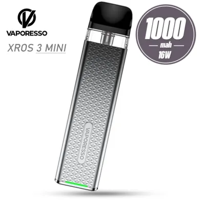 Pod система Vaporesso - XROS 3 Mini 1000mah (Icy Silver) - фото 1