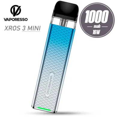 Pod система Vaporesso - XROS 3 Mini 1000mah (Sky Blue) - фото 1