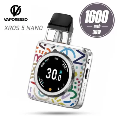 Pod система Vaporesso - XROS 5 Nano Pod Kit 1600mah (Color Burst) - фото 1