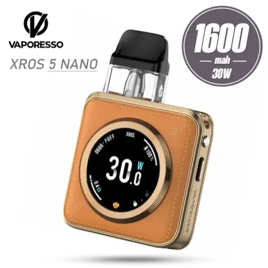 Pod система Vaporesso - XROS 5 Nano Pod Kit 1600mah (Orange Leatherette) - фото 1