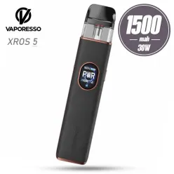 Pod система Vaporesso - XROS 5 Pod Kit 1500mah (Black Leather)