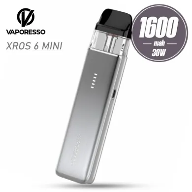 Pod система Vaporesso - XROS 6 Mini Pod Kit 1600mah (Titanium Silver) - фото 1