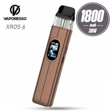 Под система Vaporesso - XROS 6 Pod Kit 1800mah (Silk Brown) - фото 1