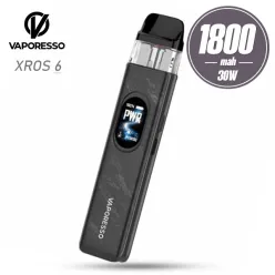 Под система Vaporesso - XROS 6 Pod Kit 1800mah (Slate Black)