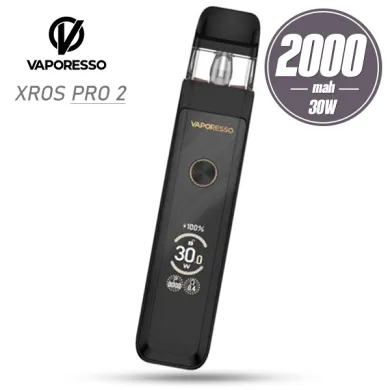 Pod система Vaporesso - XROS PRO 2 Pod Kit 2000mah (Glittering Black) - фото 1