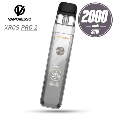 Pod система Vaporesso - XROS PRO 2 Pod Kit 2000mah (Glittering Silver) - фото 1