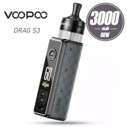 Под система VooPoo - Drag S3 Pod Kit 3000mah (Metal Gray)