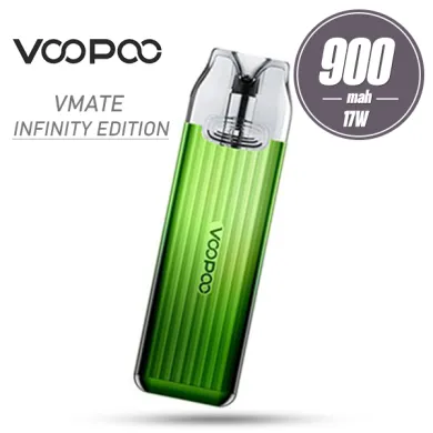 Под система VooPoo - VMATE Infinity Edition Pod Kit 900mah (Shiny Green) - фото 1