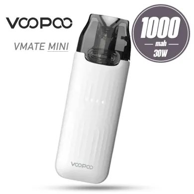 Под система VooPoo - VMATE Mini Pod Kit 1000mah (Pure White) - фото 1