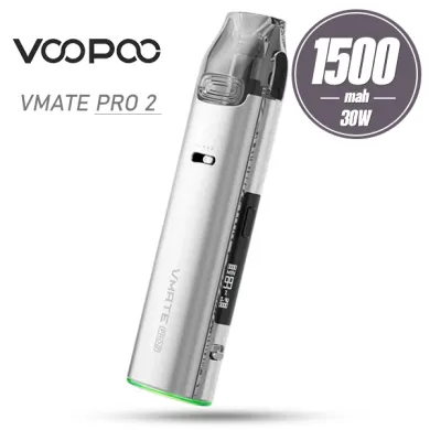 Под система VooPoo - VMATE Pro 2 Pod Kit 1500mah (Glacier Silver) - фото 1