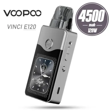 Pod система VooPoo - Vinci E120 Pod Kit 4500mah (Glow Silver) - фото 1