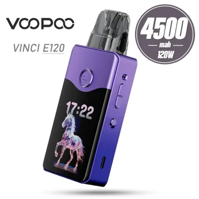 Pod система VooPoo - Vinci E120 Pod Kit 4500mah (Star Purple) - фото 1