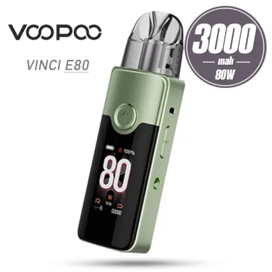 Под система VooPoo - Vinci E80 Pod Kit 3000mah (Green) - фото 1