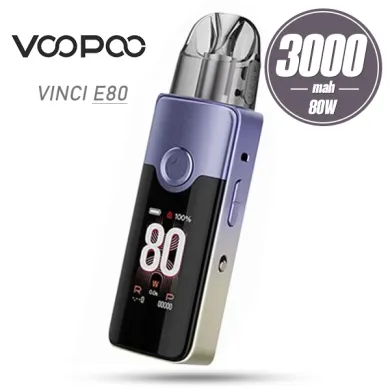 Pod система VooPoo - Vinci E80 Pod Kit 3000mah (Purple Gold Gradient) - фото 1