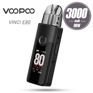 Под система VooPoo - Vinci E80 Pod Kit 3000mah (Spray Black) - фото 1