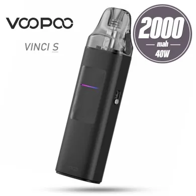 Pod система VooPoo - Vinci S Pod Kit 2000mah (Black) - фото 1