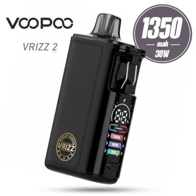 Pod система VooPoo - Vrizz 2 Pod Kit 1350mah (Black Leather) - фото 1