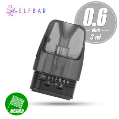 Картридж Elf Bar - ELFX Cartridge Dual Mesh 0.6Ω 3ml - фото 1