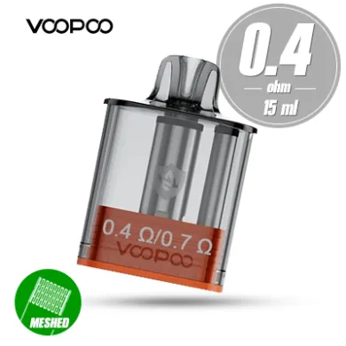 Картридж VooPoo - Vrizz V2 Dual Mesh Cartridge 0.7-0.4Ω 15ml - фото 1