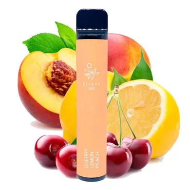 Одноразка Elf Bar - 1500 (Cherry Lemon Peach) 850mAh 50mg - фото 1