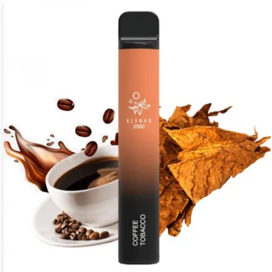 Одноразка Elf Bar - 2000 (Coffee Tobacco) 1200mAh 50mg - фото 1