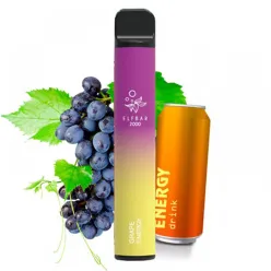 Одноразка Elf Bar - 2000 (Grape Energy) 1200mAh 50mg