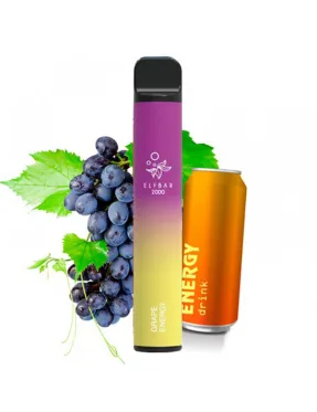 Одноразка Elf Bar - 2000 (Grape Energy) 1200mAh 50mg