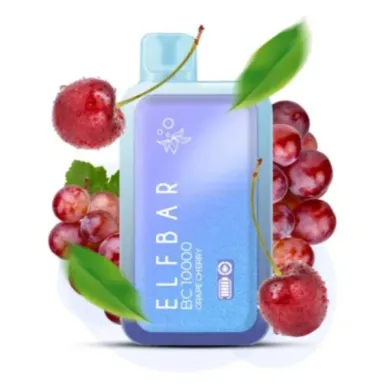 Одноразка Elf Bar - BC10000 (Grape Cherry) ⟳⚡ 650mAh 50mg - фото 1