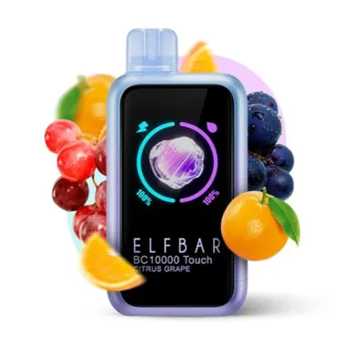 Одноразка Elf Bar - BC10000 (Touch Citrus Grape) ⟳⚡ 650mAh 50mg - фото 1