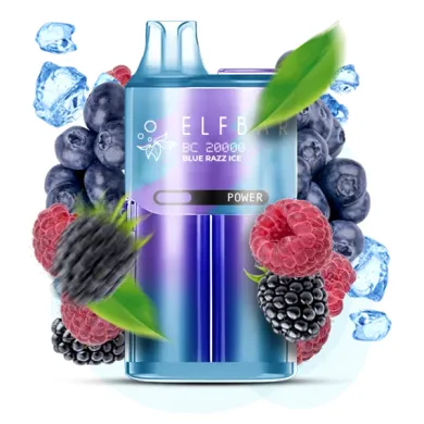 Одноразовый под Elf Bar - BC20000 (Blue Razz Ice) ⟳⚡ 850mAh 50mg - фото 1